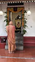 Pujana at HH Shrimat Parijnanashram Paduka Sannidhi, at SAT-Vittla